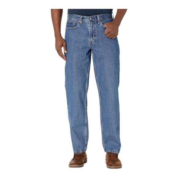 Levi's Other - Levi's 550 Relaxed Fit Jeans Mens 38x32 Med Wash 100% Cotton Tapered Leg Denim
